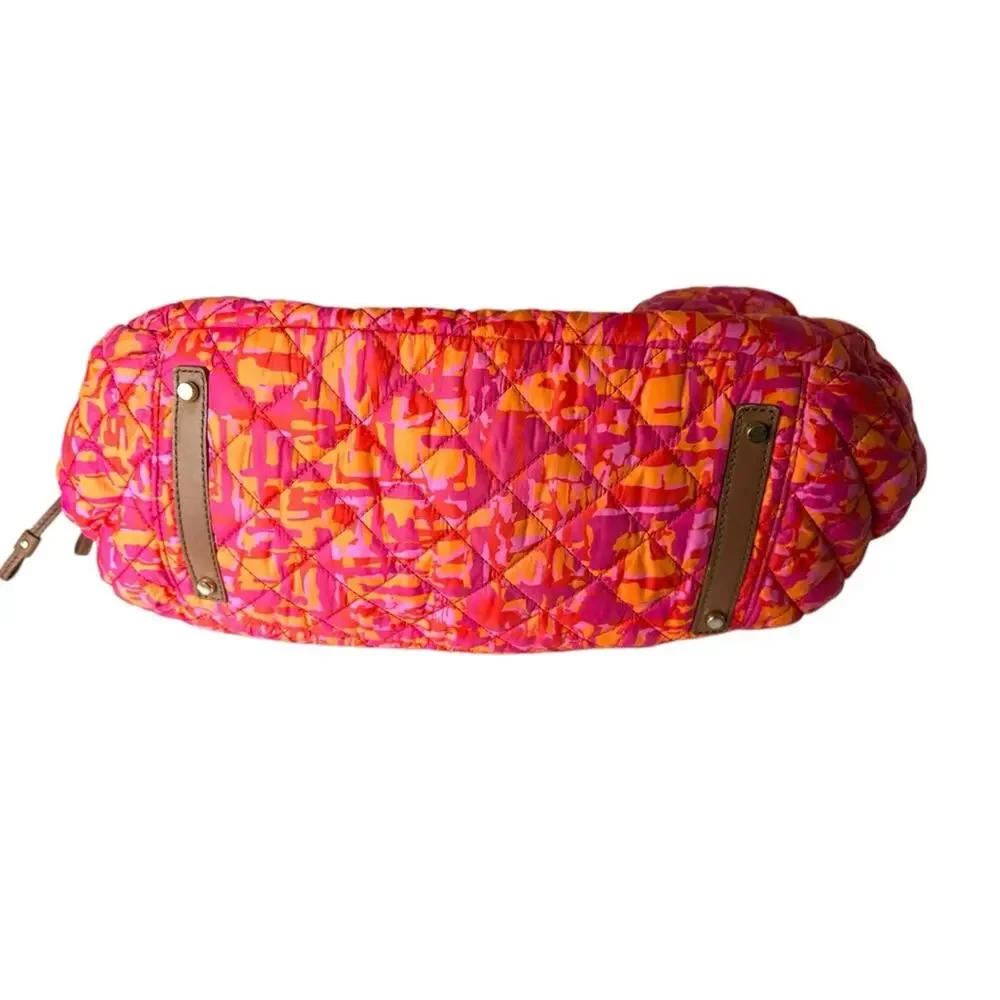 Kate Spade Bright Print Newbury Park Puffy Quilted Stevie Baby Bag